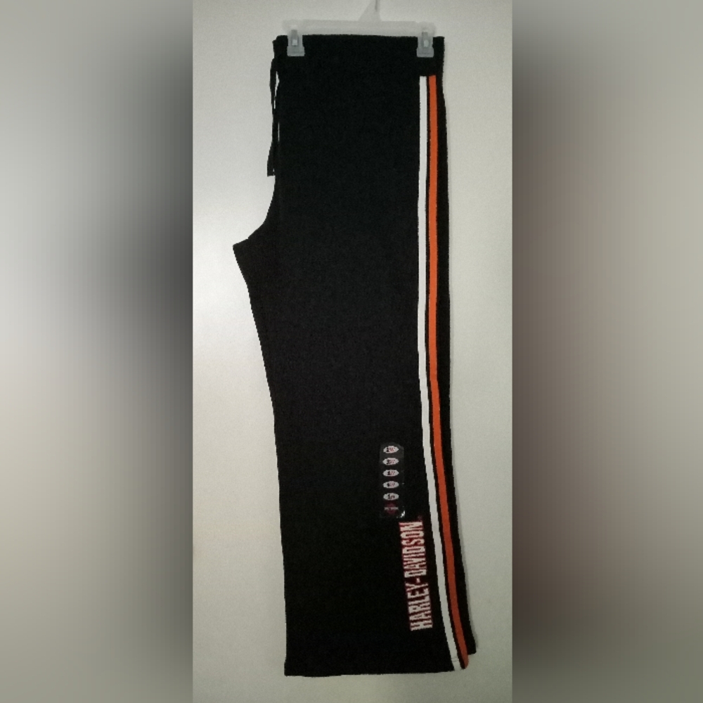 NWT Y2K Harley-Davidson Flared Track Pants